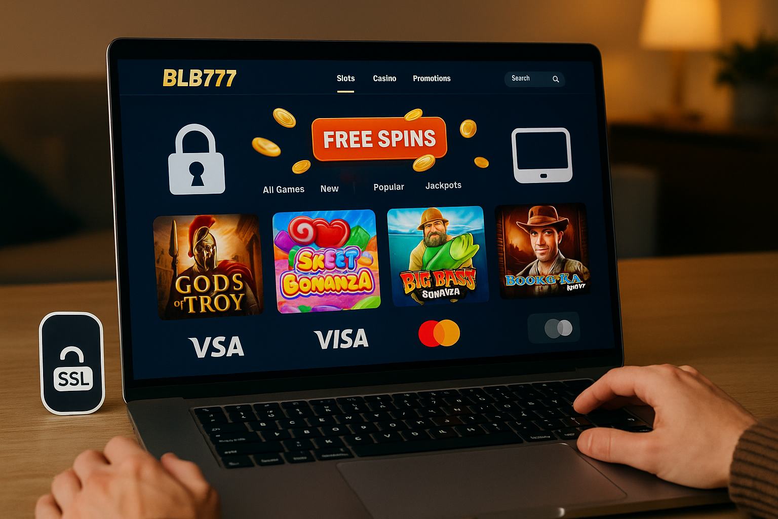 Jogos de Slot no Casino Online BLB777