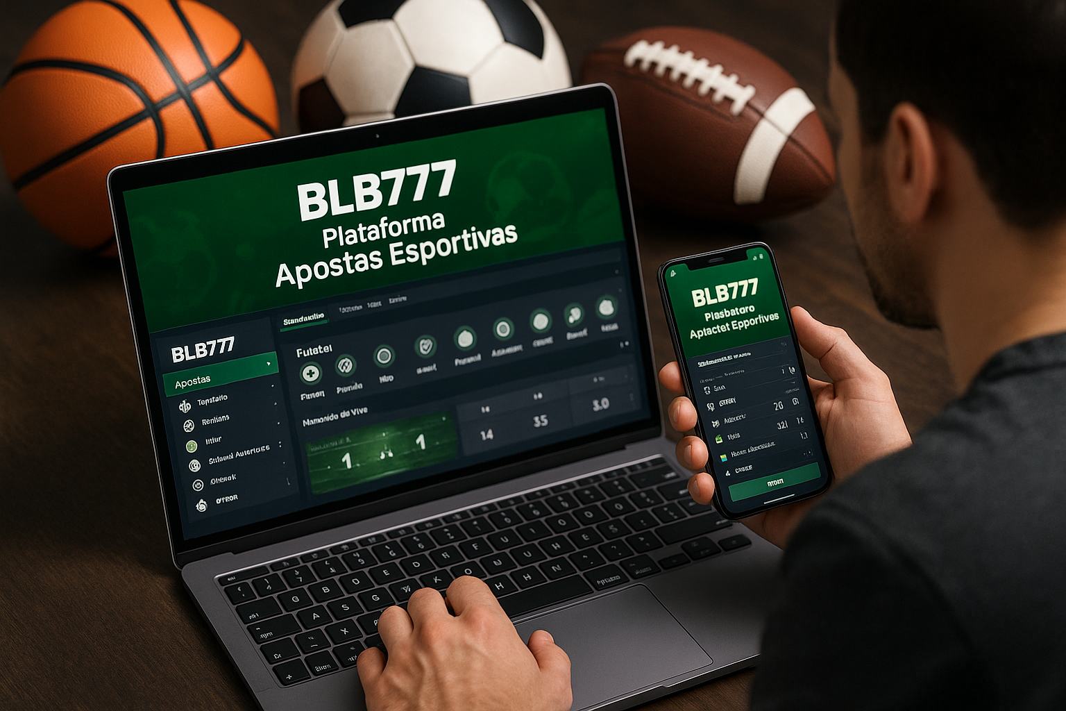 Apostas esportivas no cassino online BLB777