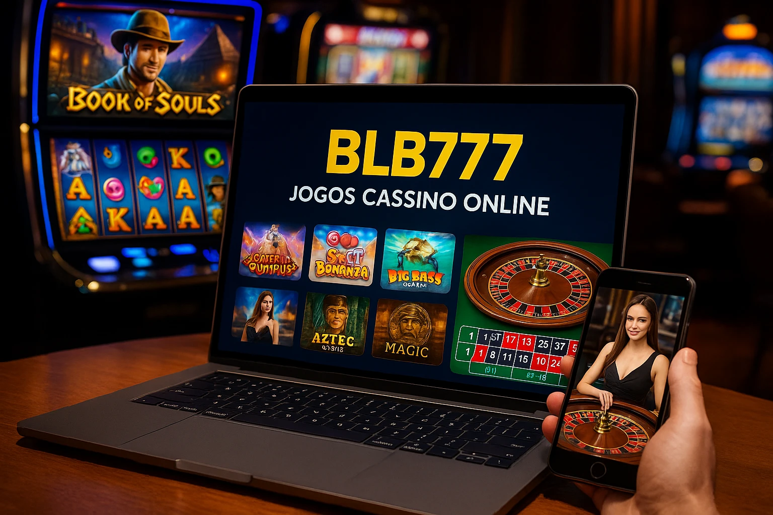 Jogos de cassino online inovadores e emocionantes na BLB777